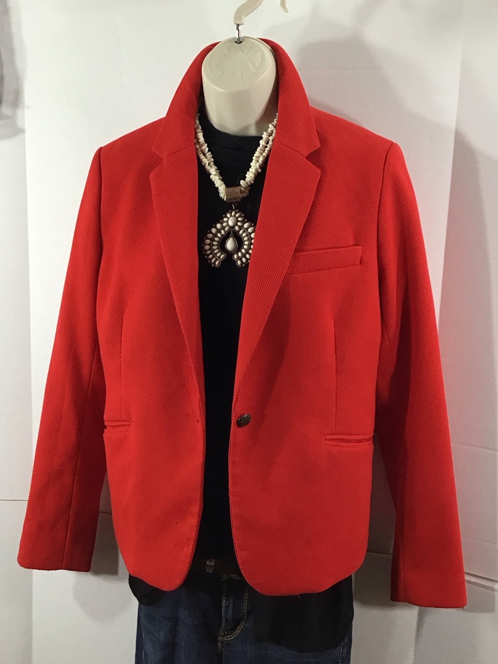 Fenn Wright Manson Red Women's Blazer Jacket - Classic Tailored Blazer M